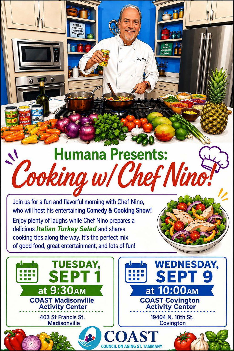 Cooking With Chef Nino