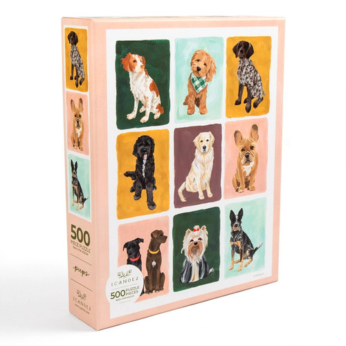 Furry Friends Dog Grid - 500 Piece Puzzle | Gezellig Home