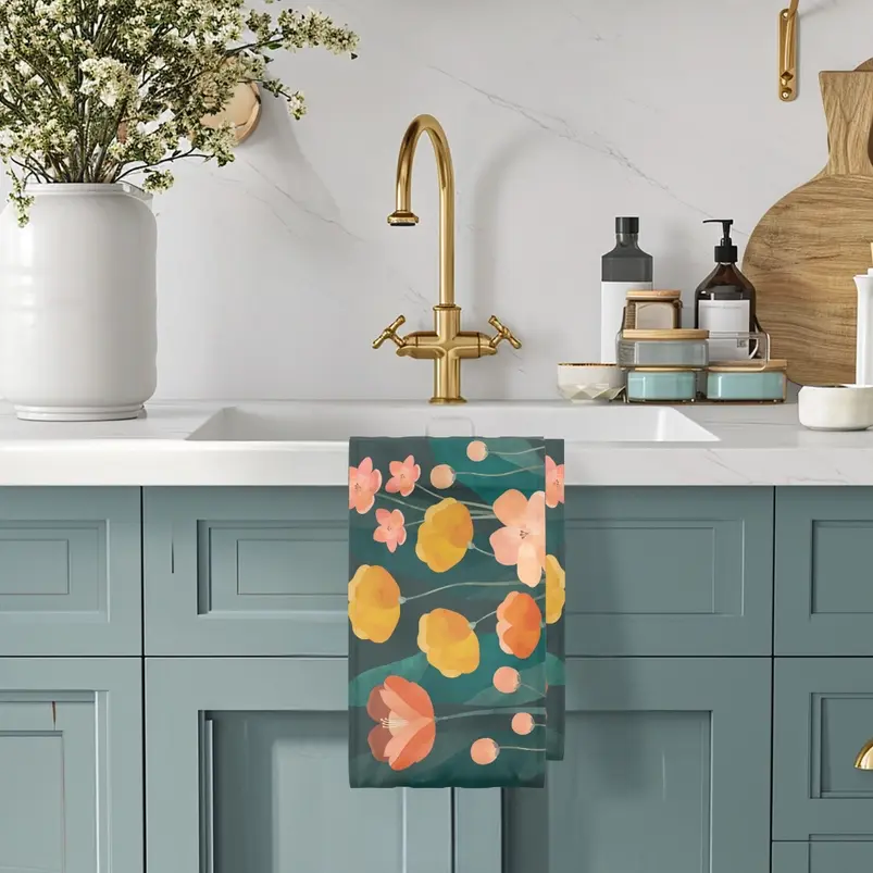 Thumbnail: Recycled Microfiber Waffle Tea Towel