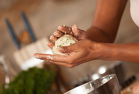 Czech Dumplings making