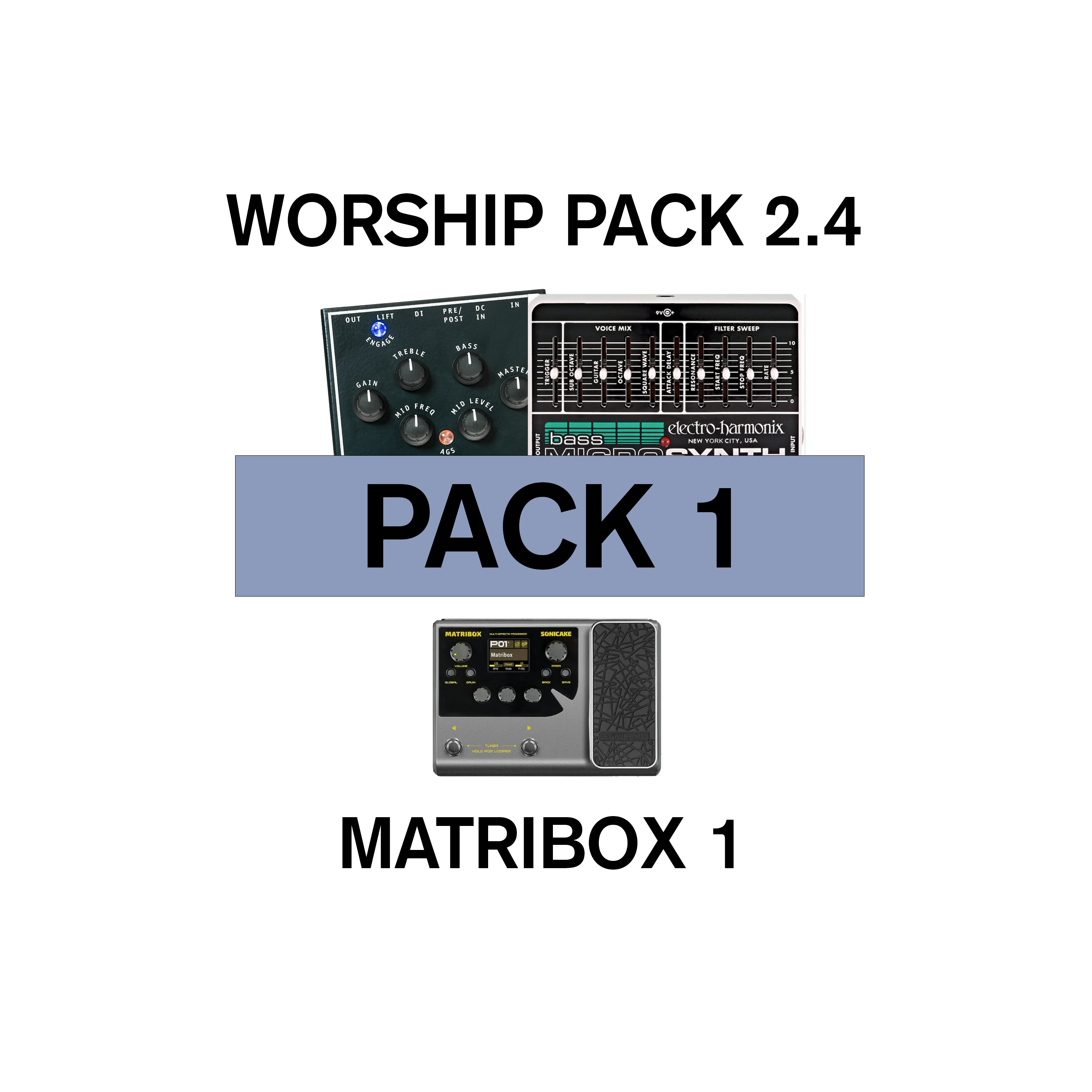 PACK 1 - WORSHIP PACK 2.4 -MATRIBOX