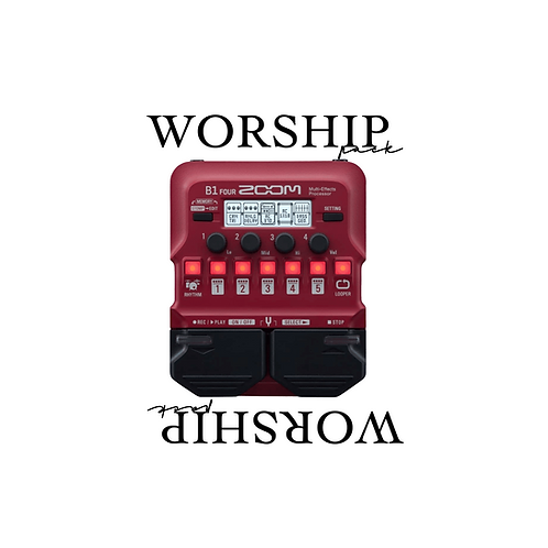 WORSHIP PACK - ZOOM B1 Four | Bass Stomp