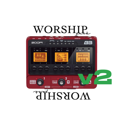 WORSHIP PACK v2 - ZOOM B3 | Bass Stomp