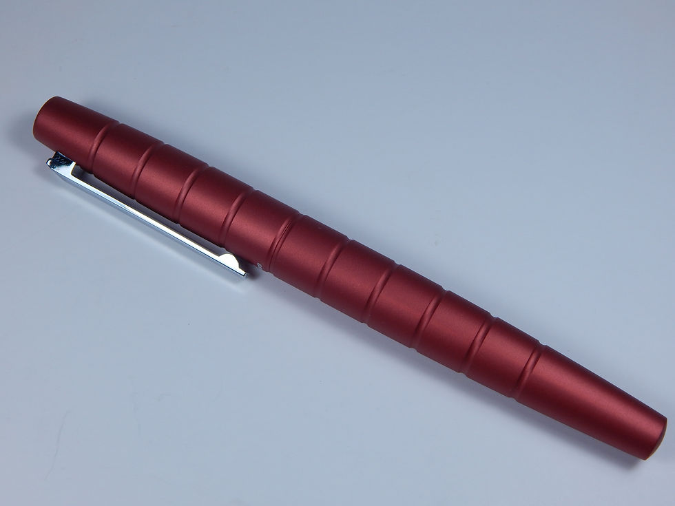 Thumbnail: Lightweight machined aluminum fountain pen in vibrant Mars Red.