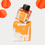 Thumbnail: Laban Fountain Pen Ink - Apollo Orange 50ml