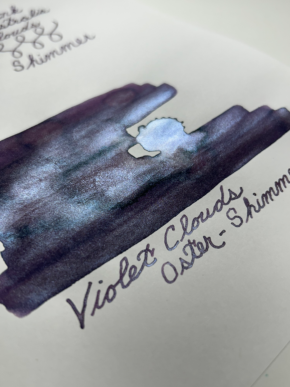 Thumbnail: Robert Oster Shake N Shimmy Fountain Pen Ink 50ml - Violet Clouds -Shimmer Ink