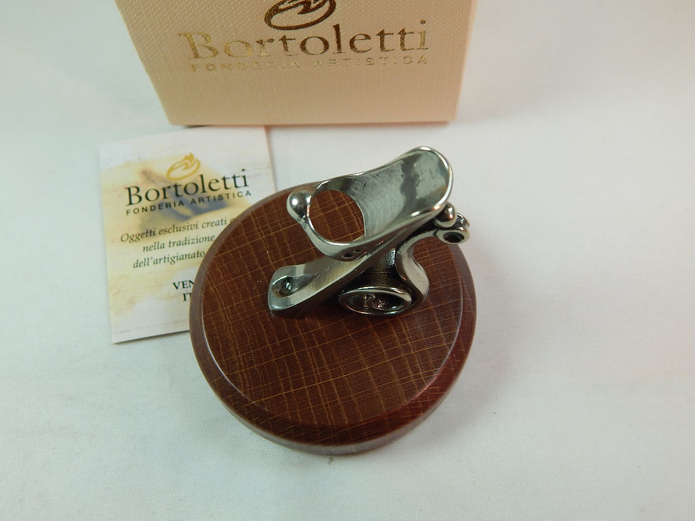 Thumbnail: Bortoletti Pen Holder for Feather Dip Pens - Sculpted Bronze - PPE03/B