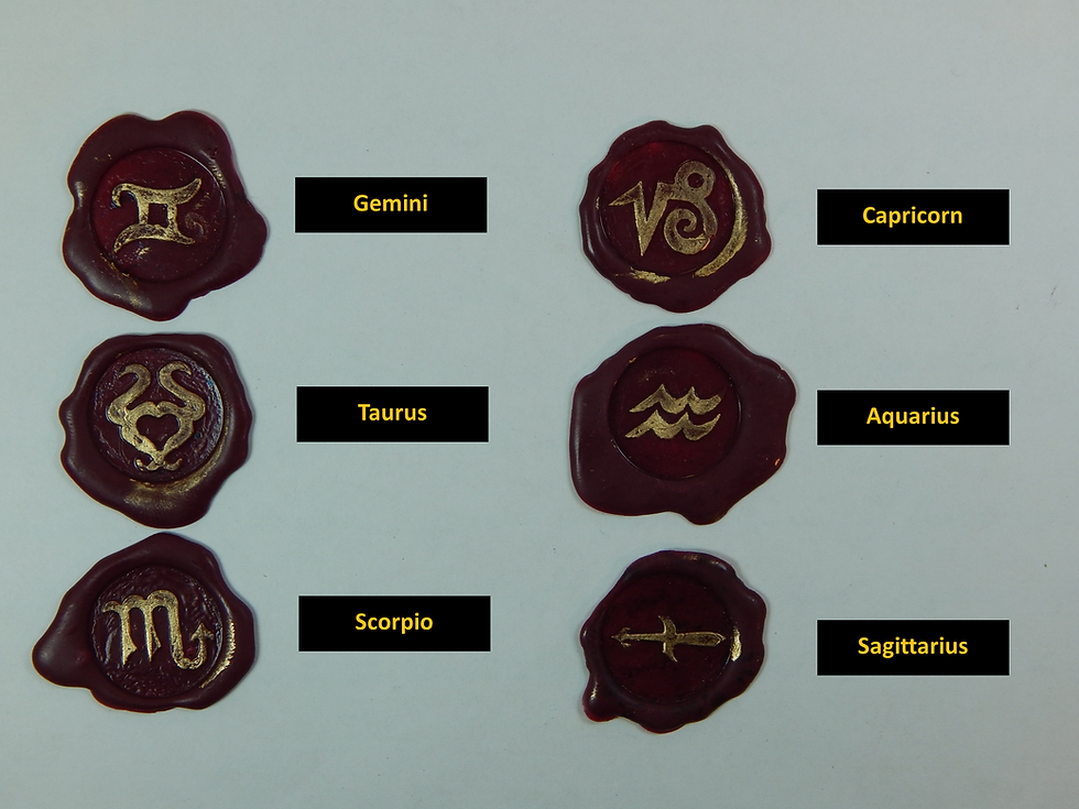 Thumbnail: Astrological Wax Seals - Bortoletti Wax Seals