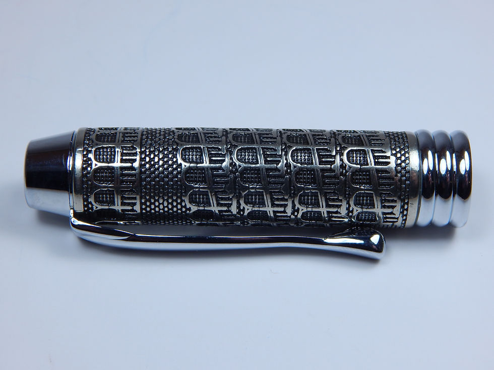 Thumbnail: Bortoletti Fountain Pen or Rollerball Pen - Bovolo - Smelt Bronze