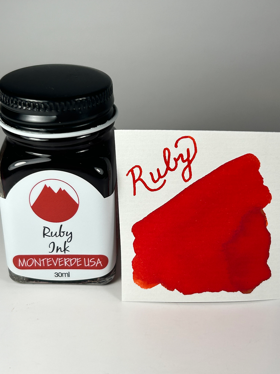 Monteverde Fountain Pen Ink 30ml - Ruby - Standard Ink