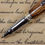 Thumbnail: Nouveau Sceptre Ballpoint with Zebra Wood BP00266