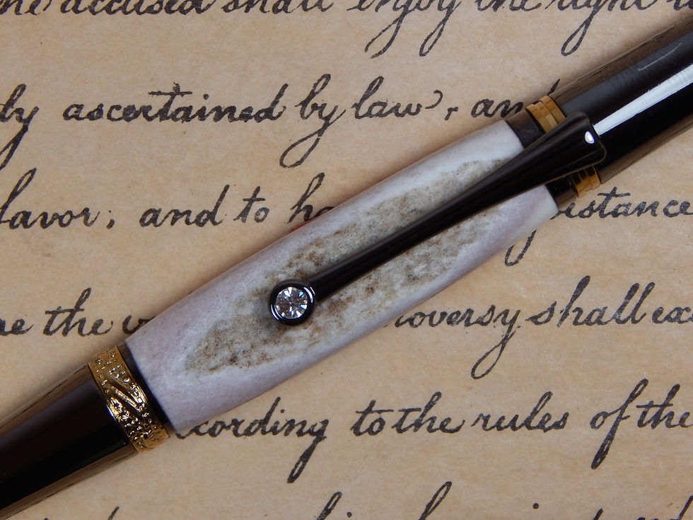 Thumbnail: PM200 Series Ballpoint with Deer Antler BP00294