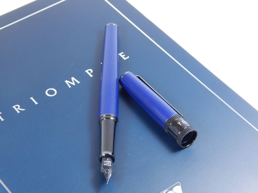 Thumbnail: Tom Hessin Fountain Pen - Rebel - Oxford Blue