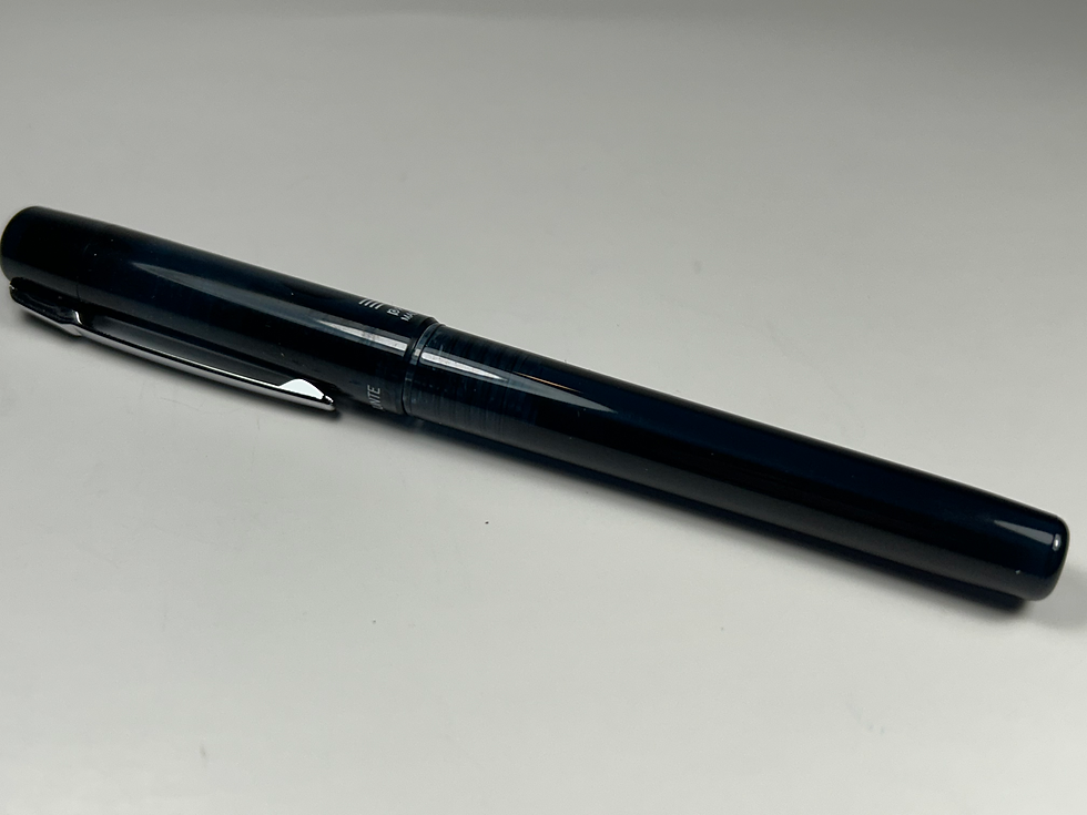 Thumbnail: Platinum Prefounte Fountain Pen - Graphite Blue