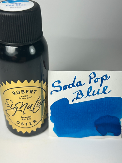 Robert Oster Fountain Pen Ink 50ml - Soda Pop Blue - Standard Ink