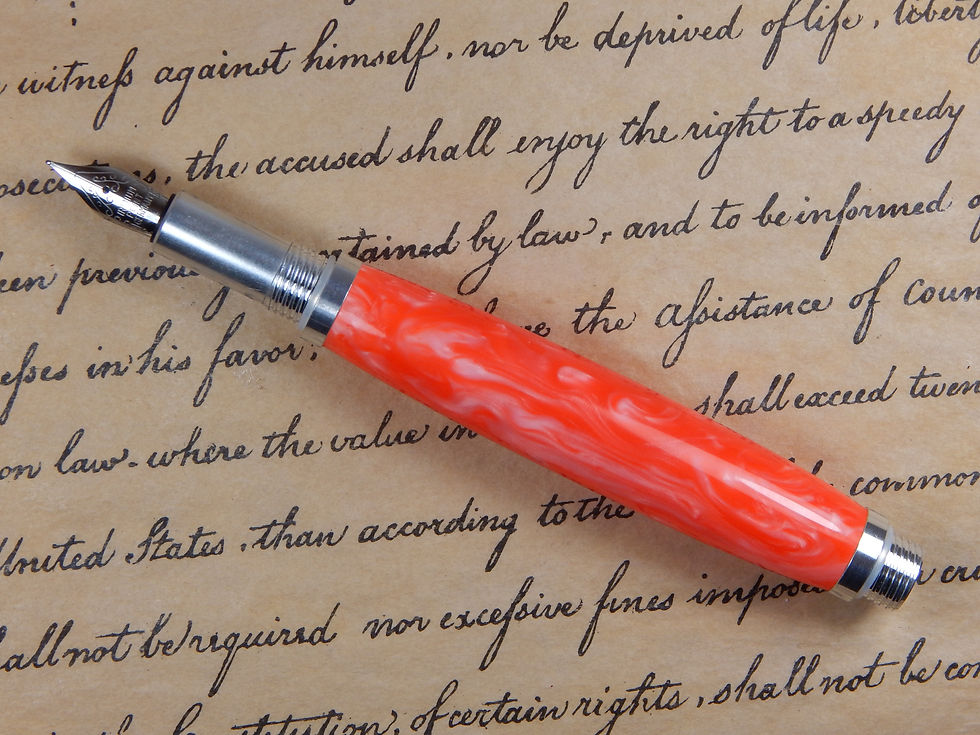 Thumbnail: Provincial Fountain Pen - Neon Red - Neon Series - FP10255