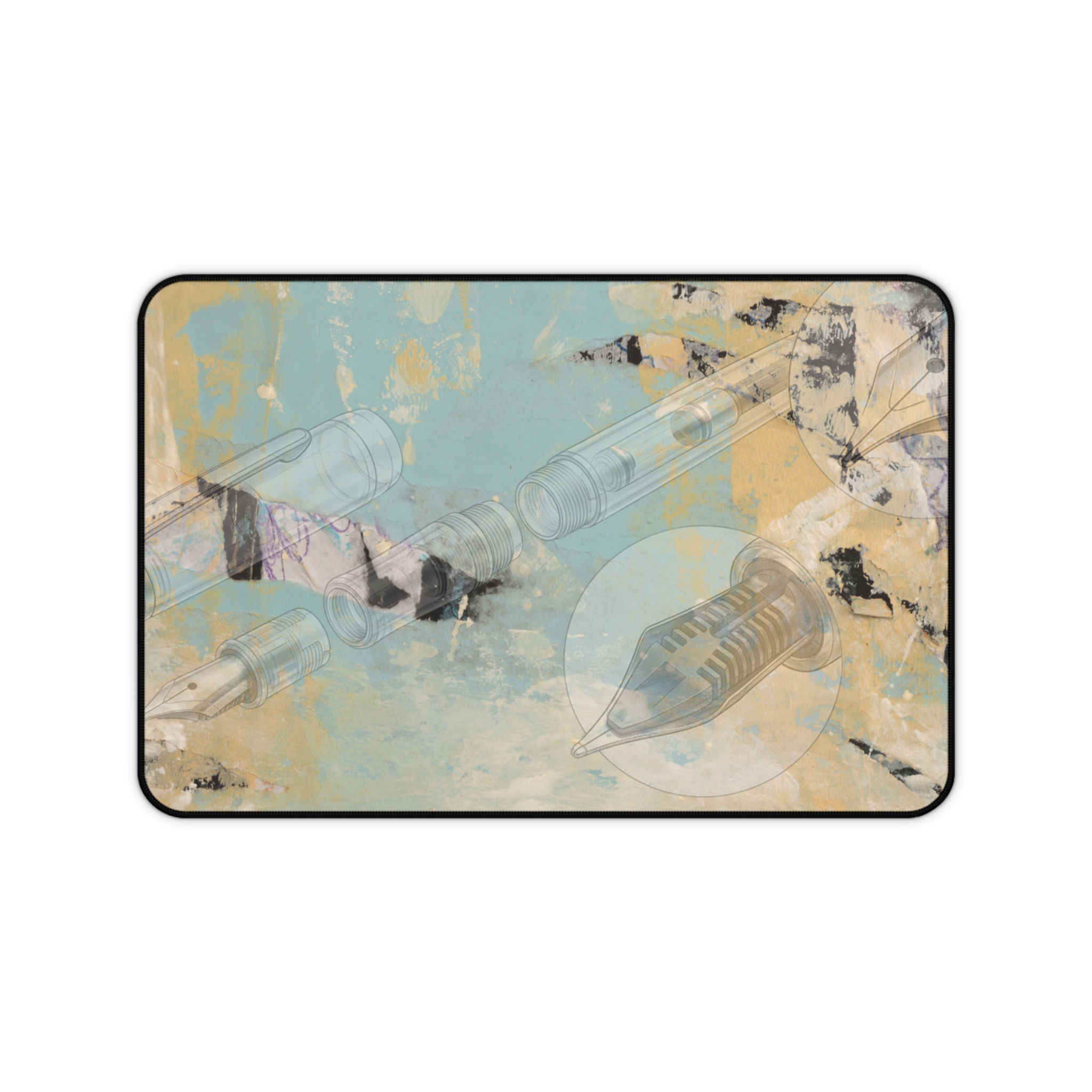 Fountain Pen Desk Mat — Mouse Pad or Pen Cleaning Workspace