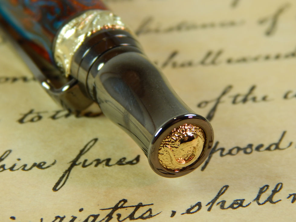 Thumbnail: Nouveau Sceptre Ballpoint with Soul Drachma Acrylic - #BP00263