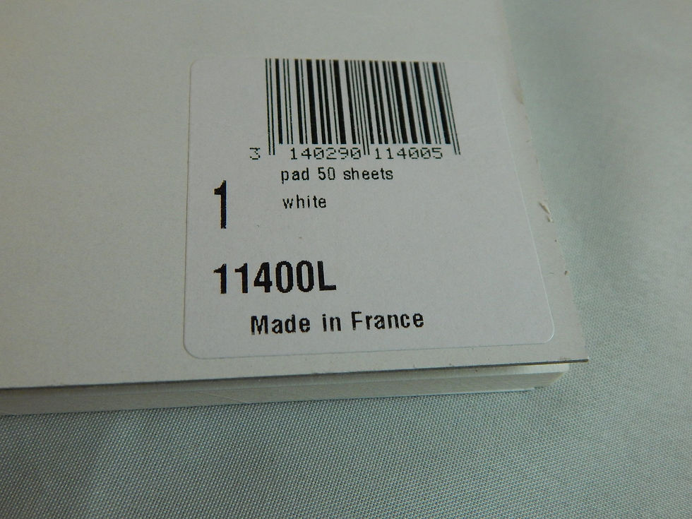 Thumbnail: G Lalo Straight Edge Verge de France Tablet for Letter Writing - 5 3/4 x 8 1/4" 