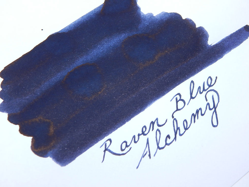 Thumbnail: Raven Blue Alchemy Fountain Pen Ink - 45ml - Standard Ink