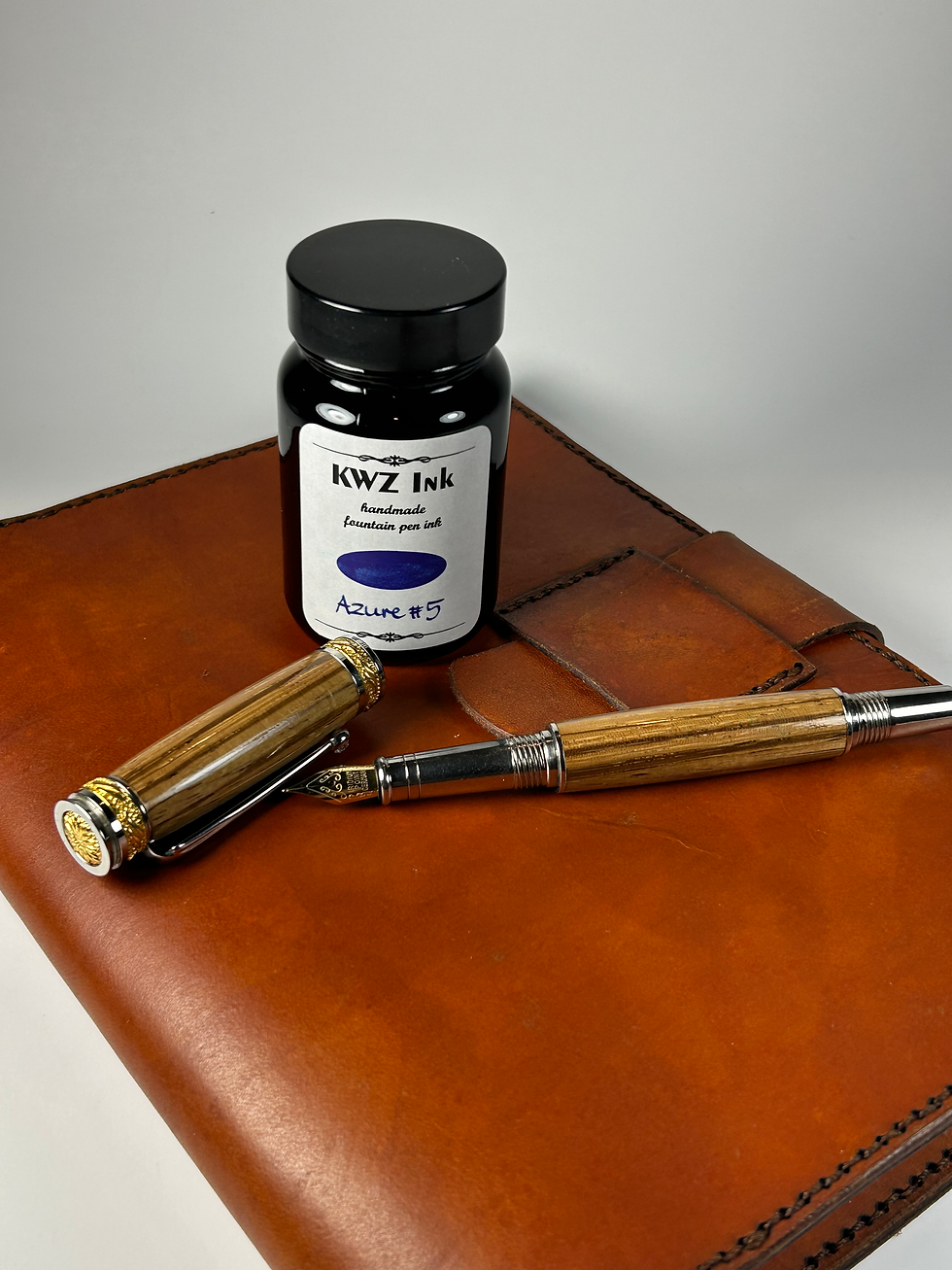 Thumbnail: KWZ Fountain Pen Ink 60ml - Azure #5 - Standard Ink