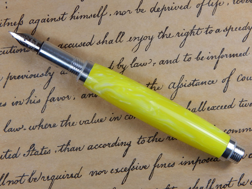 Thumbnail: Provincial Fountain Pen - Neon Yellow - Neon Series - FP10251