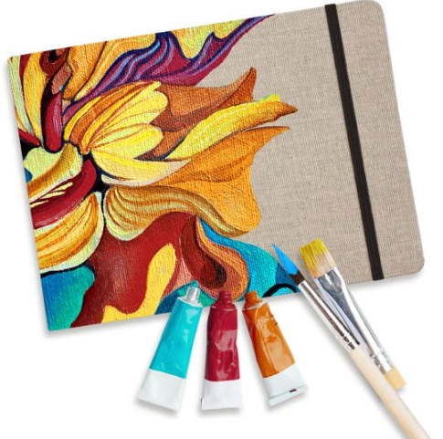 Thumbnail: Clairefontaine Goldline Mixed Media Sketchbook & Journal - 5.75" x 8.25"