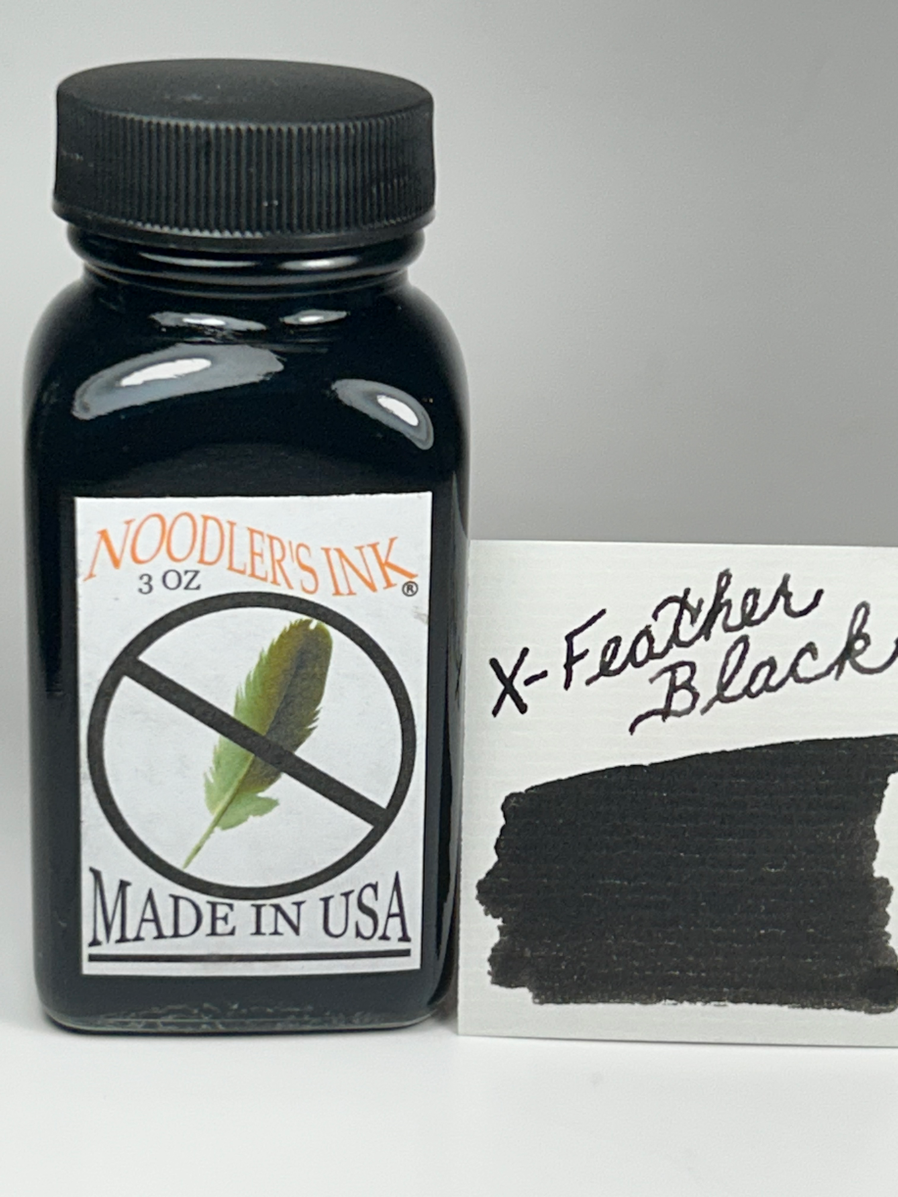 Noodler's Fountain Pen Ink - X-Feather Black - 3oz