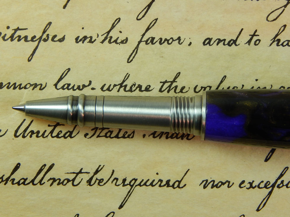 Thumbnail: Majestic Jr. Rollerball with Hidden Dream Acrylic - #RB3073