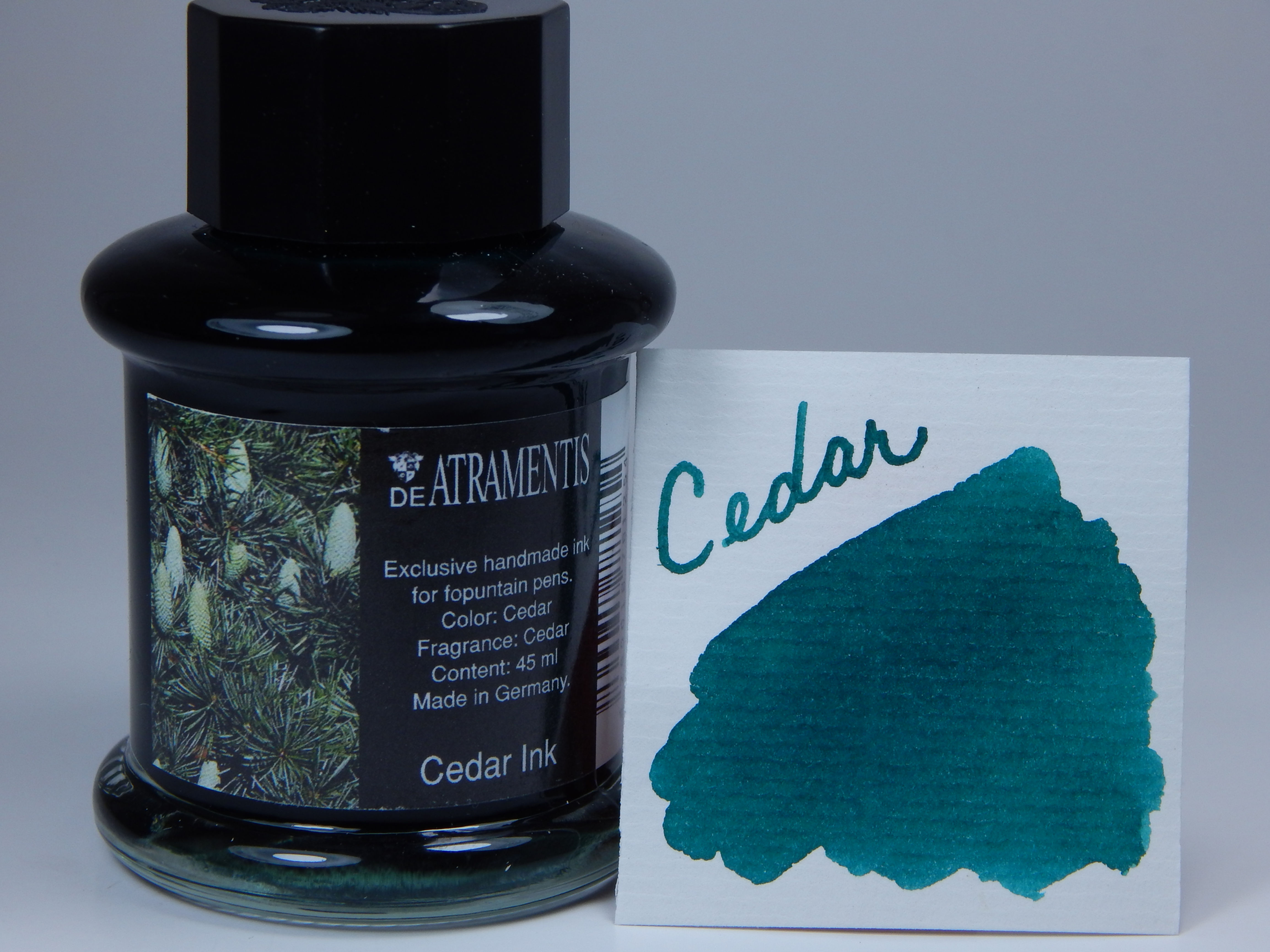 De Atramentis Fountain Pen Ink 45ml - Cedar - Scented Ink