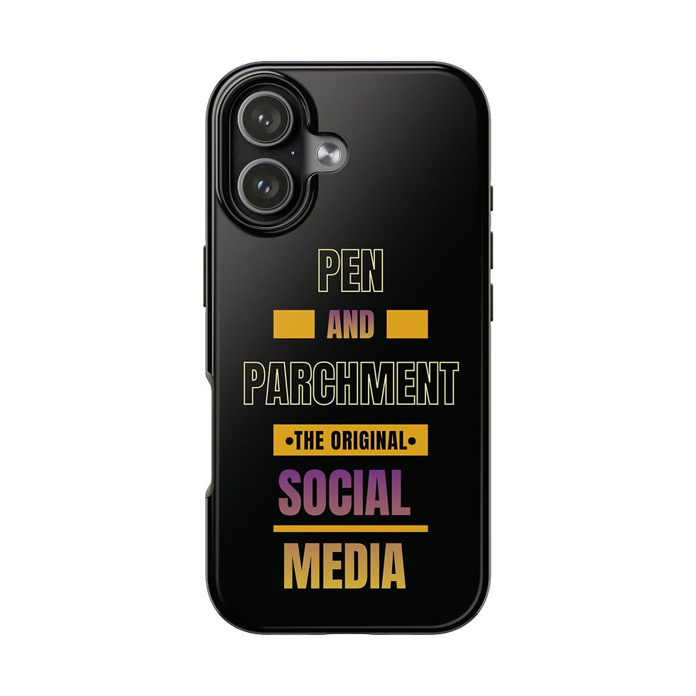 Thumbnail: Phone Case for Fountain Pen, Calligraphy & Hand-Lettering Enthusiasts -Parchment