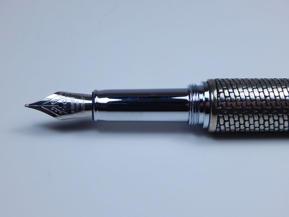 Thumbnail: Bortoletti Fountain Pen or Rollerball Pen - Bovolo - Smelt Bronze