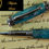 Thumbnail: Majestic Jr. Rollerball with Teal Tundra Acrylic - #RB3078