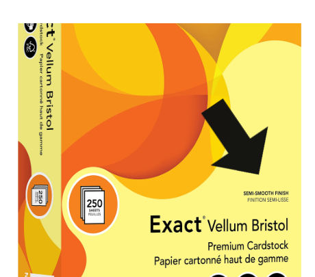 Image of Exact Vellum Bristol Permiu Cardstock Paper