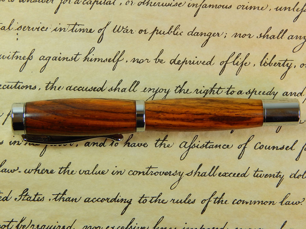 Thumbnail: Vellichor Fountain Pen with Cocobolo Wood - #FP10103