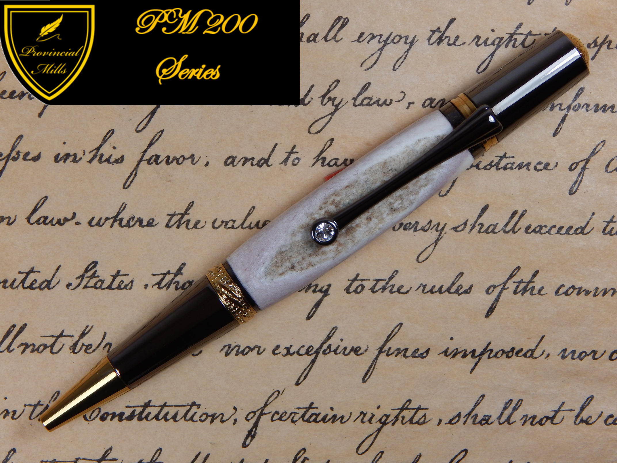 PM200 Series Ballpoint with Deer Antler BP00294
