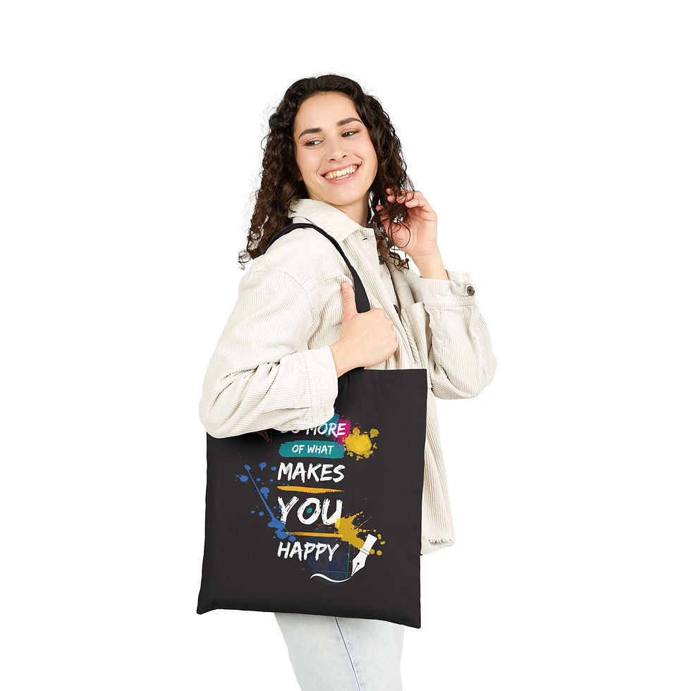 Thumbnail: If it Makes you Happy - Fountain Pen Tote Bag for Collectors | Cotton Canvas