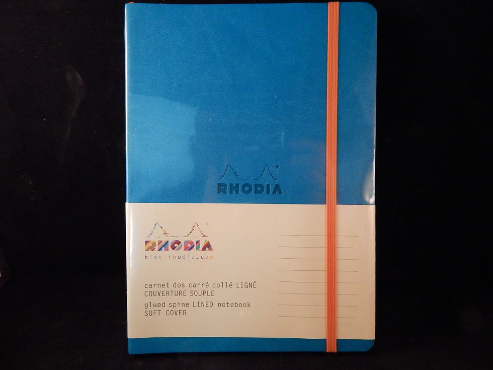 Thumbnail: Rhodia Soft Cover Rhodiarama Notebooks, 6 x 8 1/4 (A5), Black, Lined or Dotted