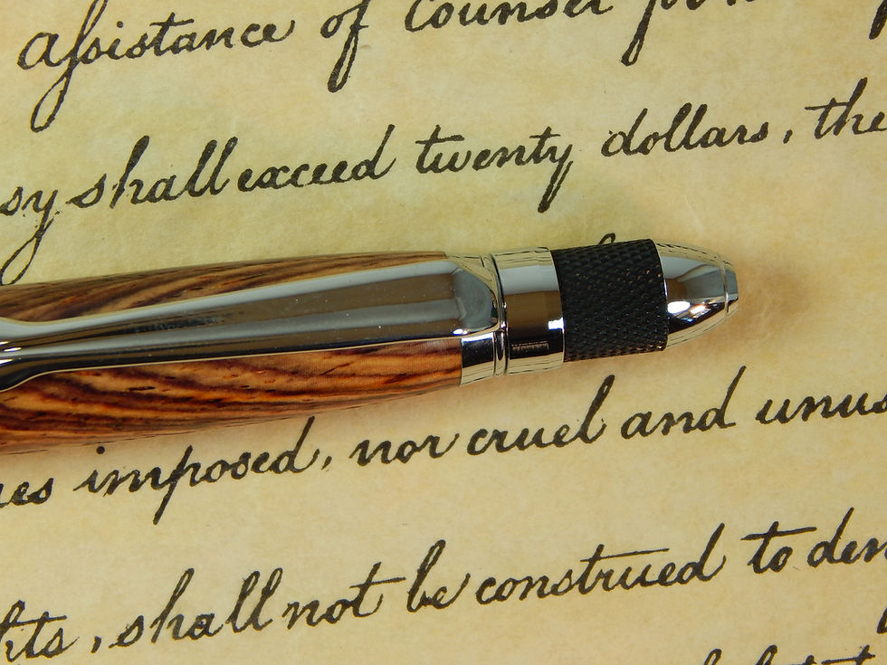 Thumbnail: Grant Twist Ballpoint Pen with Cocobolo Wood - #BP00245
