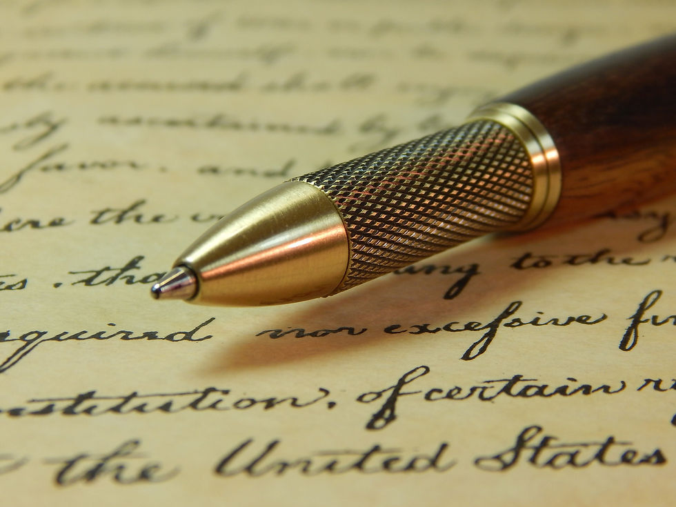 Thumbnail: Grant Twist Ballpoint Pen with East Indian Rosewood - #BP00244