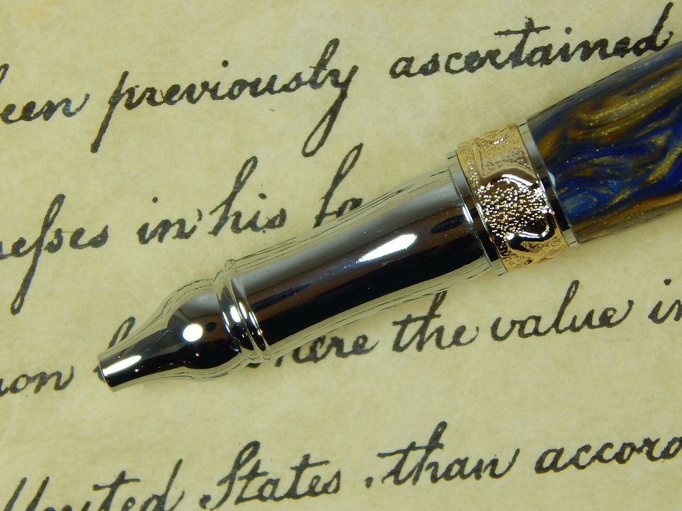 Thumbnail: Nouveau Sceptre Ballpoint with Twilight Dawn Acrylic - #BP00264