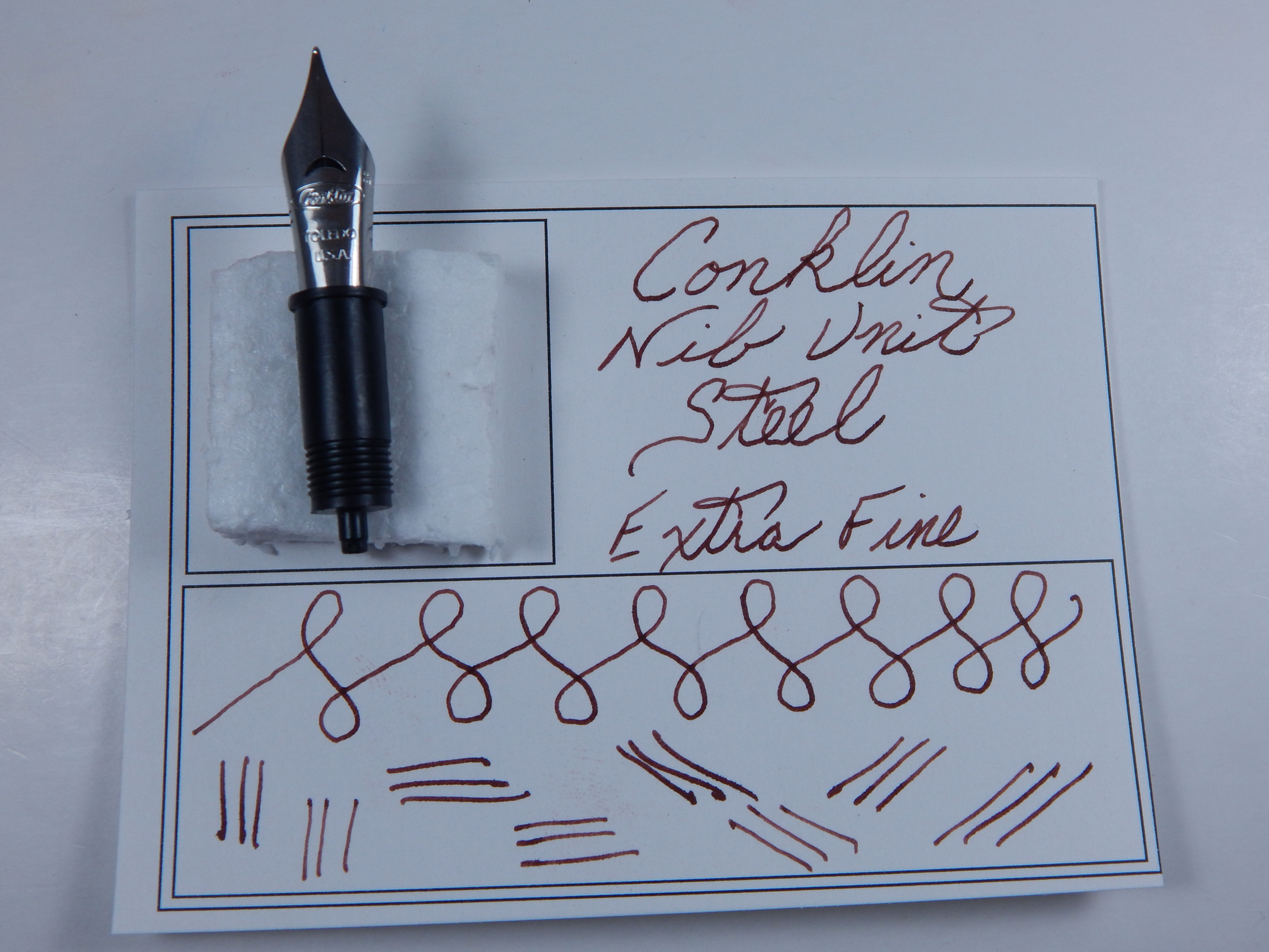 Conklin Nib Unit - Steel #6 Nib - Extra Fine- JoWo Nib