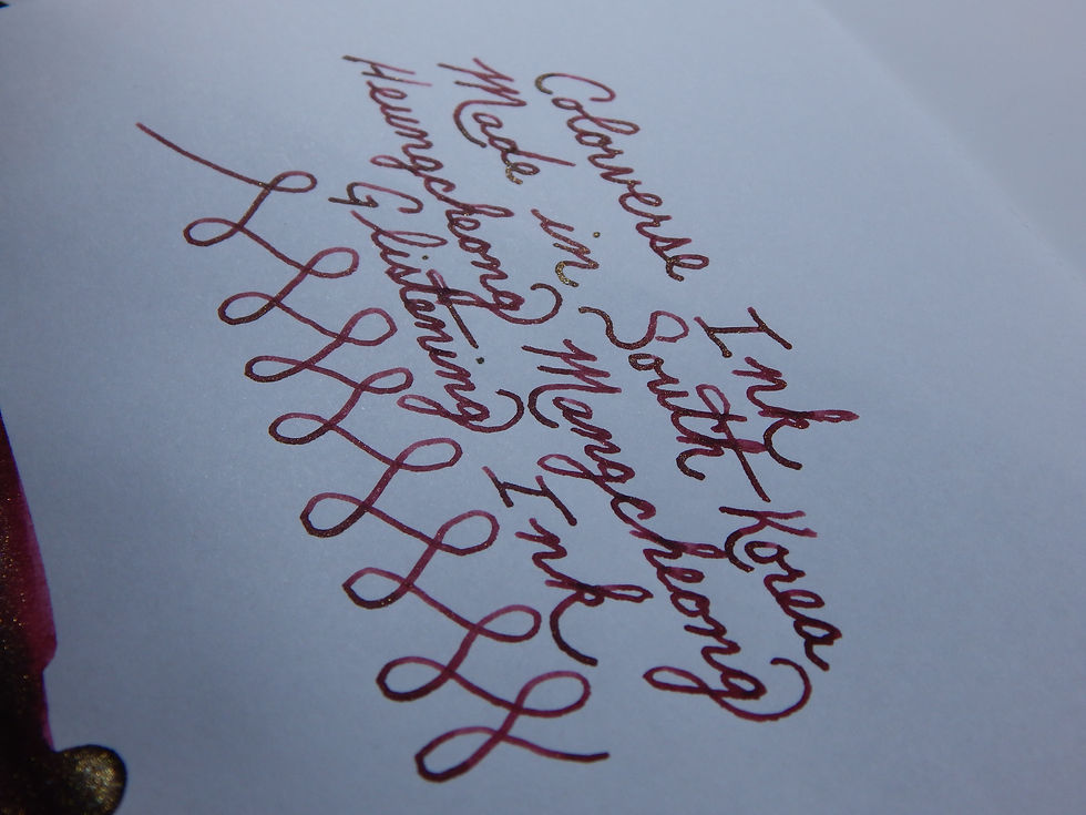 Thumbnail: Colorverse Fountain Pen Ink - Heungcheong Mangcheong - 30ml - Shimmer Ink