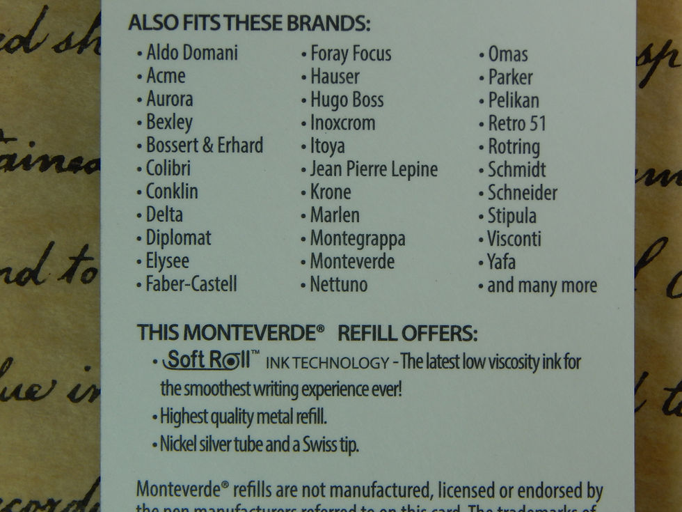Thumbnail: Monteverde Parker Style Ballpoint Refills - Eight Colors to Choose From
