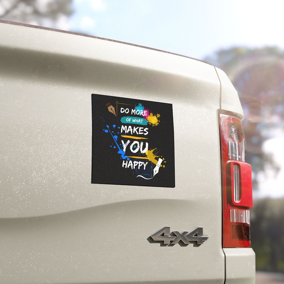 Thumbnail: Fountain Pen Car Magnets — (Colorful Bumper Stickers)