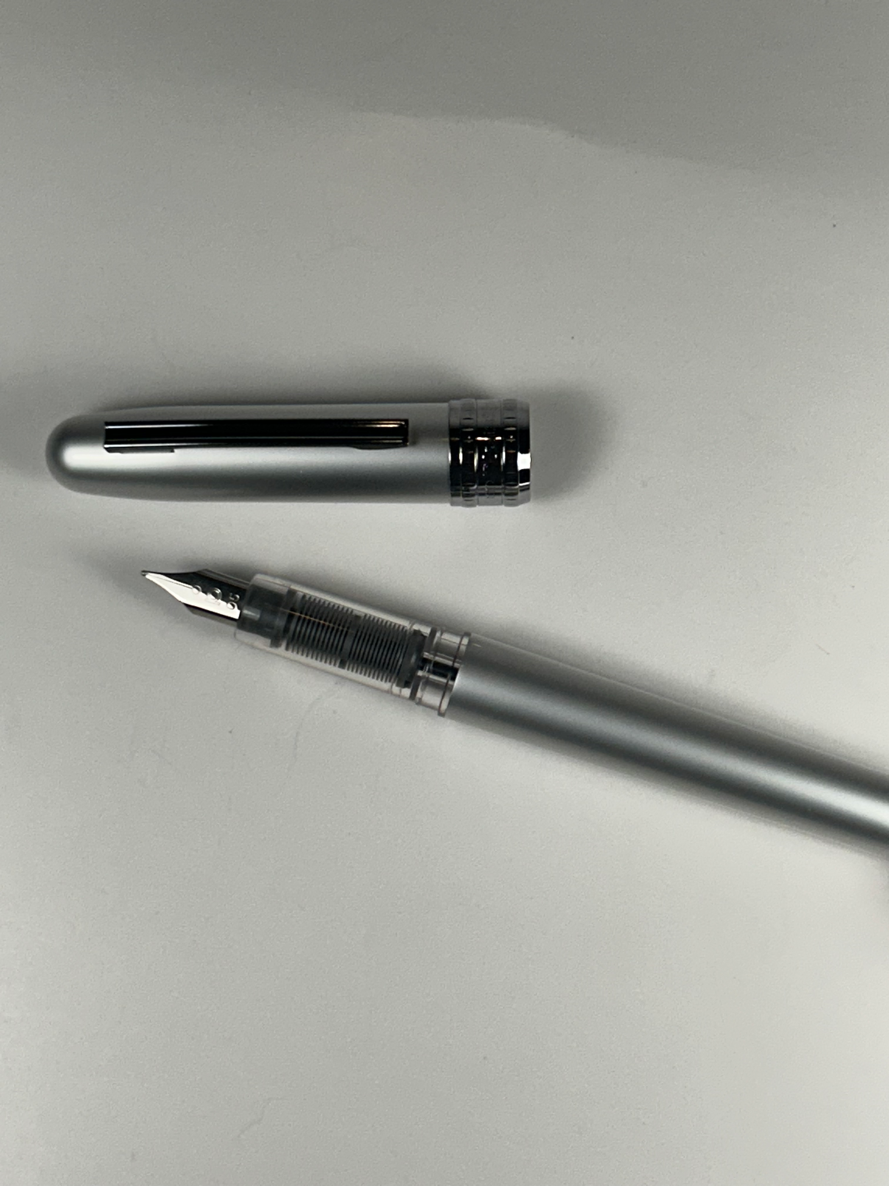 Platinum Plaisir Fountain Pen - Ice White