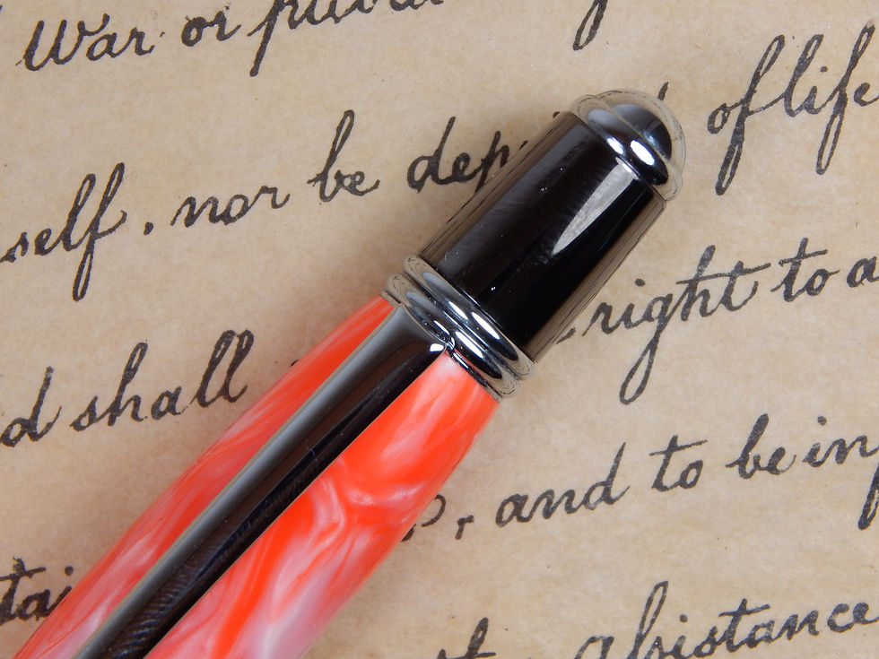 Thumbnail: Gatsby Ballpoint Pen - Neon Series - Red - BP00313