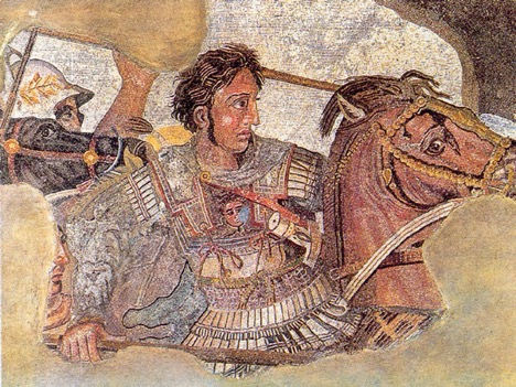 painting of Alexander the Great on Horse