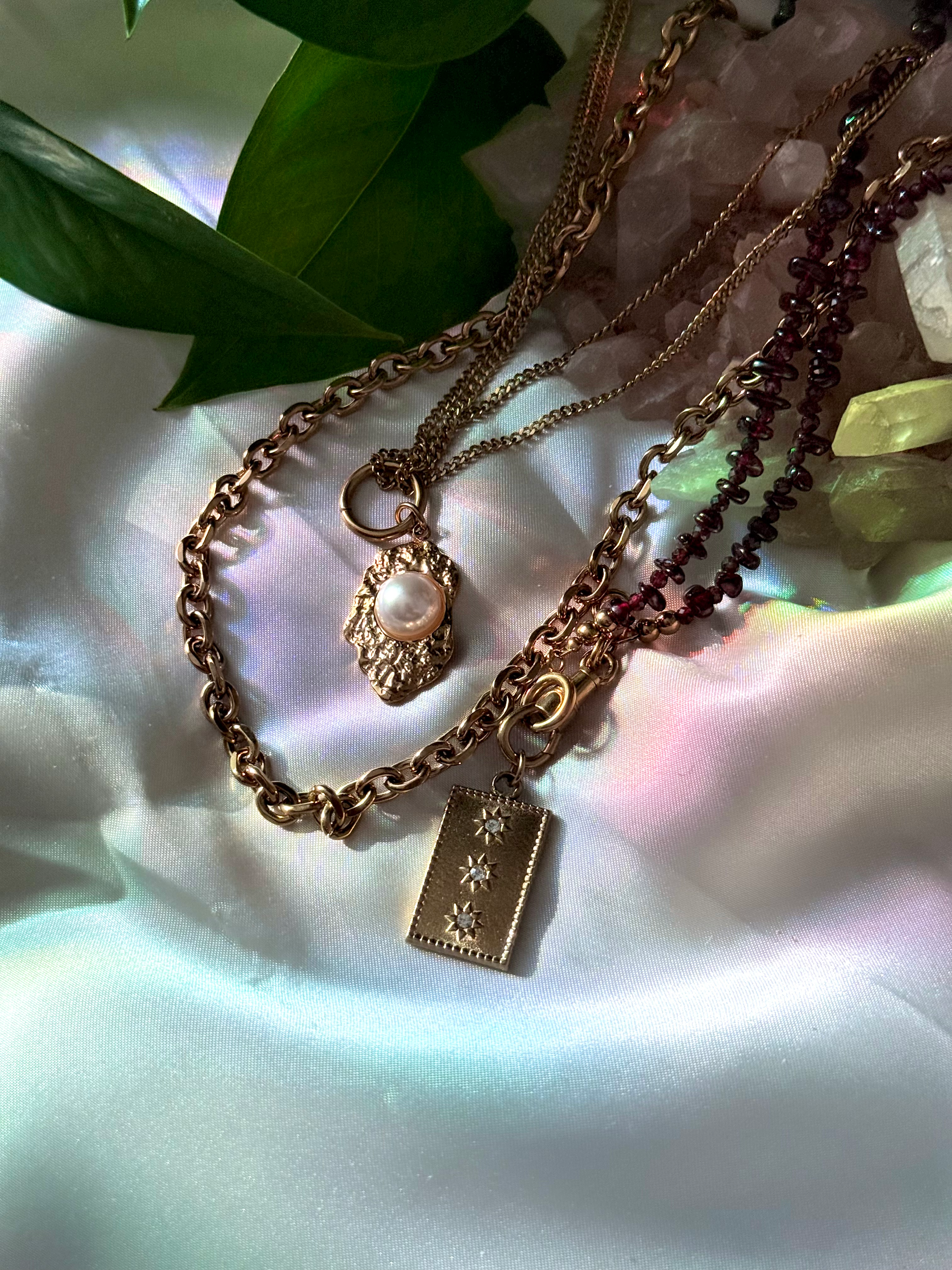 "Aquarius Baddie" Necklace Stack