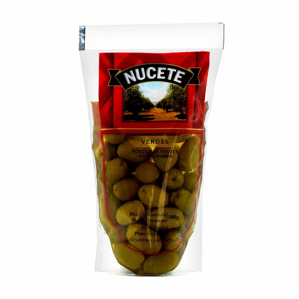 AZEITONA VERDE C/C NUCETE 180GR